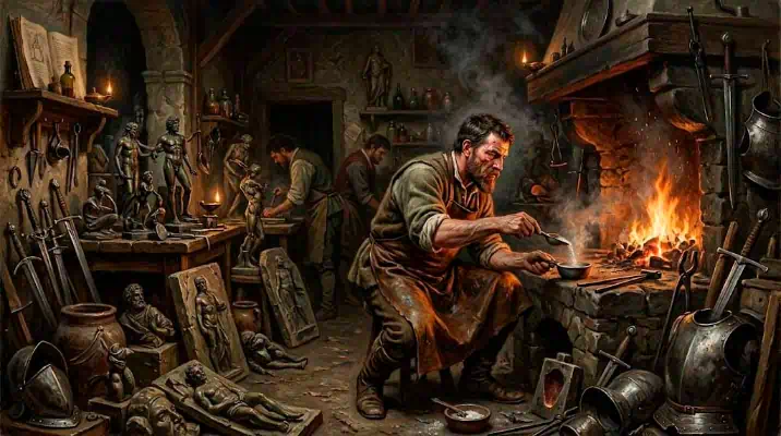 Мастер за работой